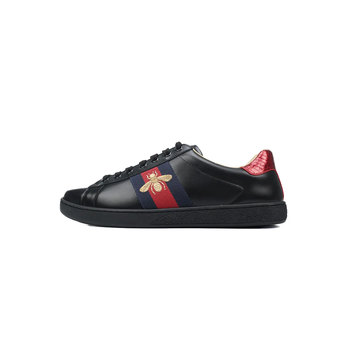 GC-Ace-Sneaker-Black-Leather-With-Bee-1.webp GC Ace Sneaker Black Leather With Bee - Image 1