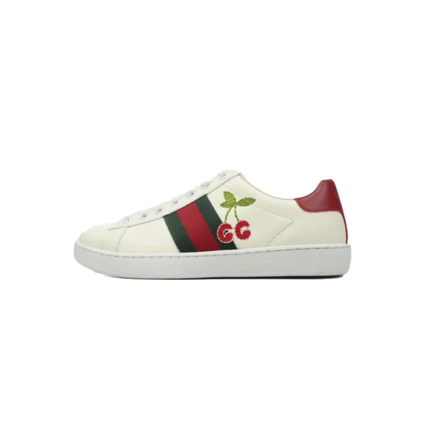 GC Ace Sneaker Cherry Embroidered White