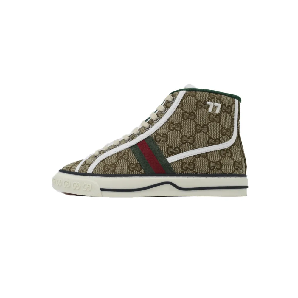 GC-Tennis-1977-High-Top-Sneakers-Denim-Mini-GG-Apricot-1.webp GC Tennis 1977 High Top Sneakers Denim Mini GG Apricot - Image 1