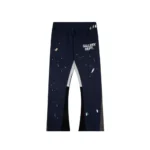GD Painted Flare Sweat Pants Navy Blue