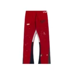 GD Painted Flare Sweat Pants Red