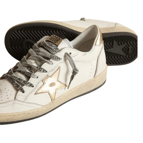 GG Sneakers Ball Star con stella e talloncino dorati