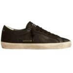 GGS black nubuck with perforated star and black nubuck heel tab