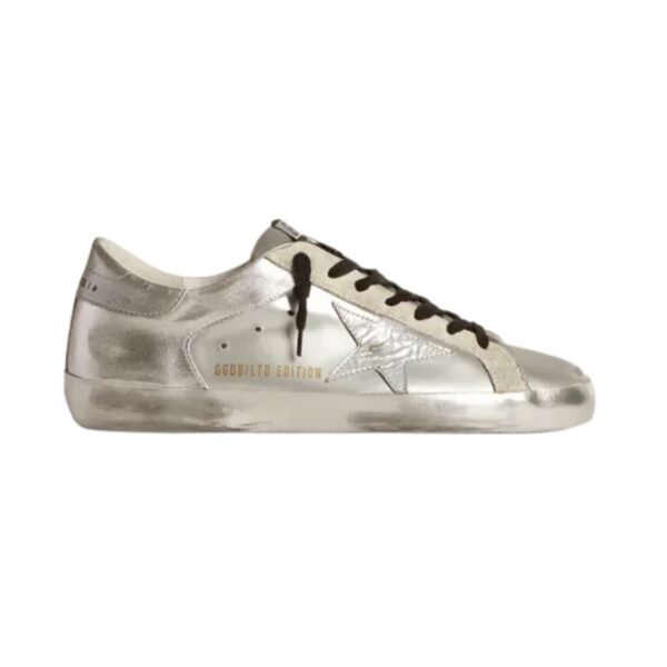 GGS Neakers with Star and Silver Heel Tab