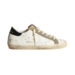 GGS sneakers with perforated star and glossy midnight-blue leather heel tab