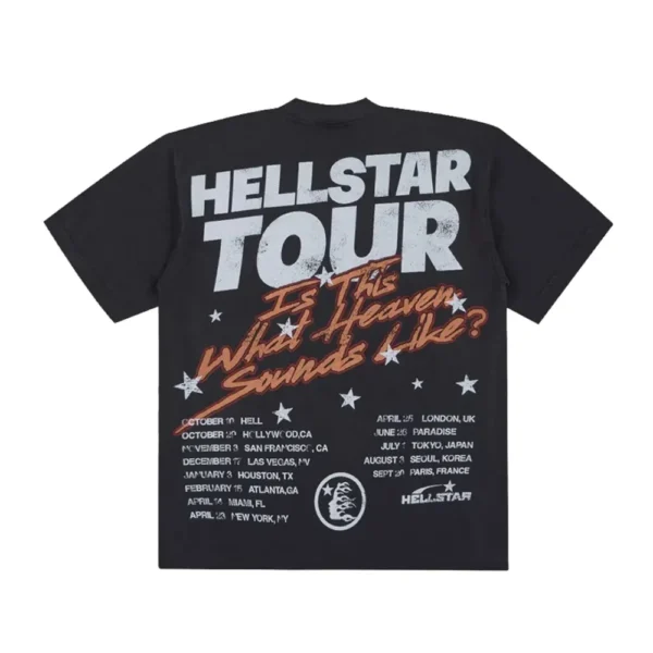 HLSTR Biker Tour T-Shirt Faded Black