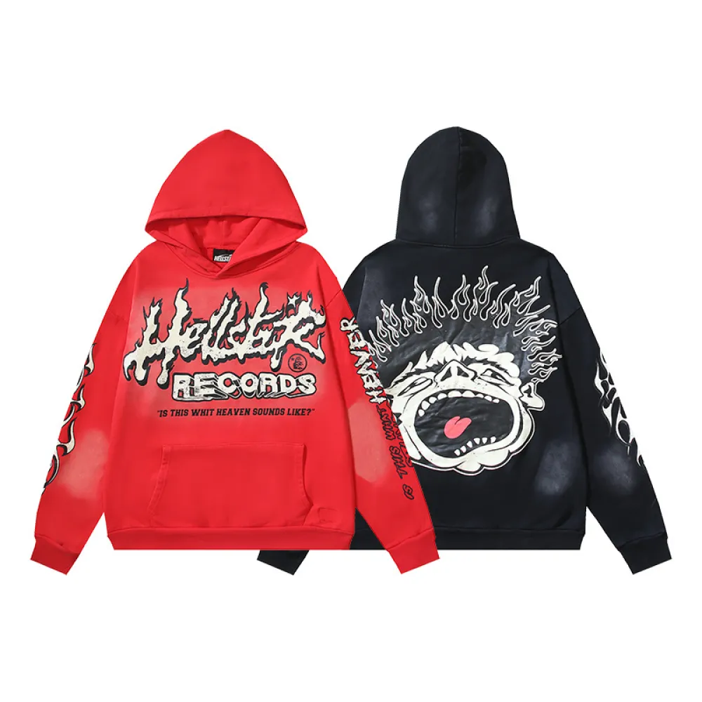 HLSTR-Hell-Red-Flare-star-Retro-washed-distressed-Print-Hoodie-1.webp HLSTR Hell Red Flare star Retro washed distressed Print Hoodie - Image 1
