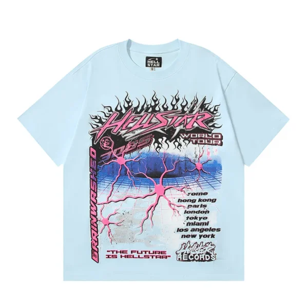 HLSTR Neuron Tour T-Shirt Light Blue