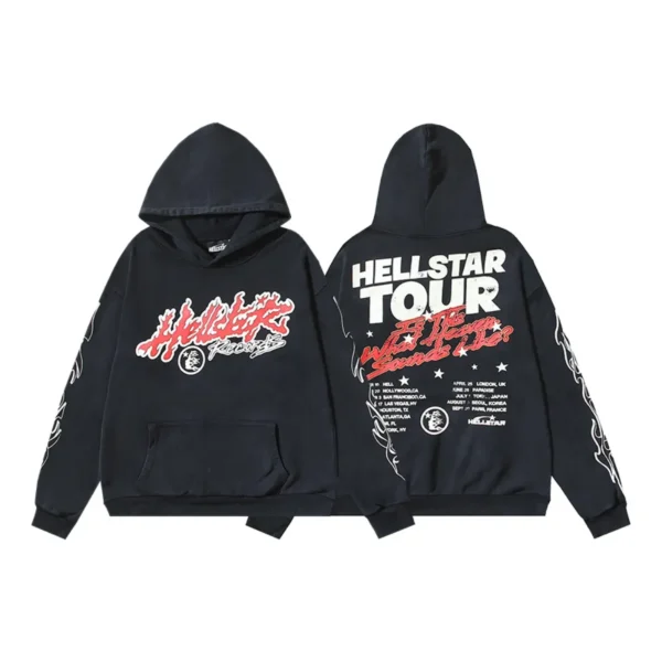 HLSTR Records Black Hoodie