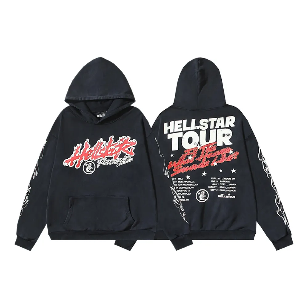 HLSTR-Records-Black-Hoodie-1.webp HLSTR Records Black Hoodie - Image 1