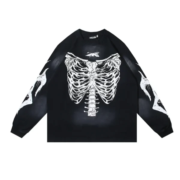 HLSTR Skeleton Long-Sleeve T-Shirt