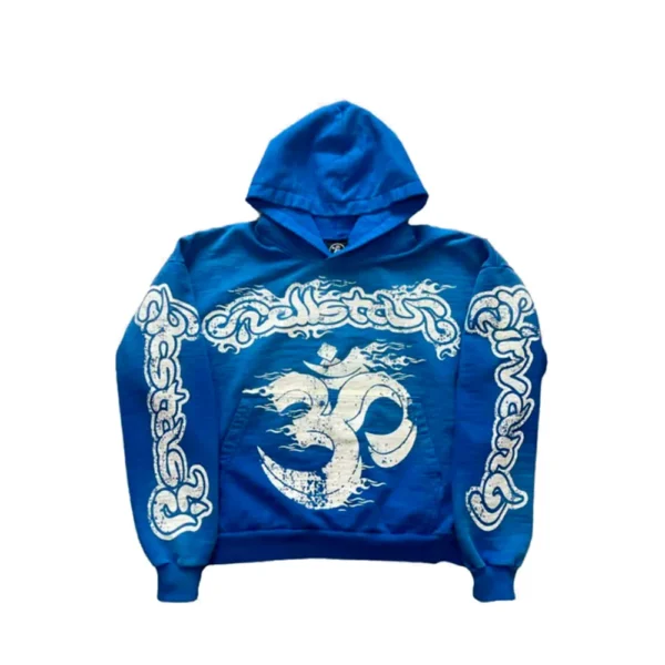 HLSTR Studios Hooded Sweatshirt Blue