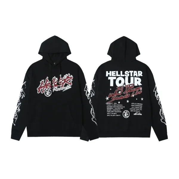 HLSTR Studios Records Tour Hoodie Black