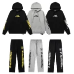 HLSTR Tracksuit Black Yellow/Gray/Black White