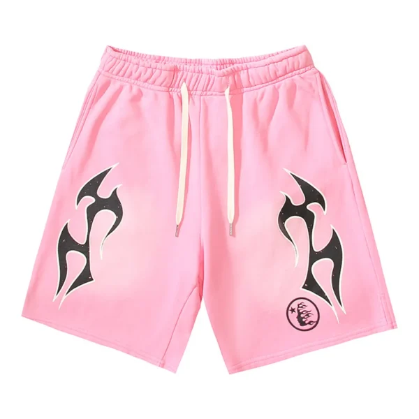 HSTR Flame Shorts Pink/Black/Grey