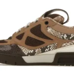 LV SKATE BROWN SNAKESKIN