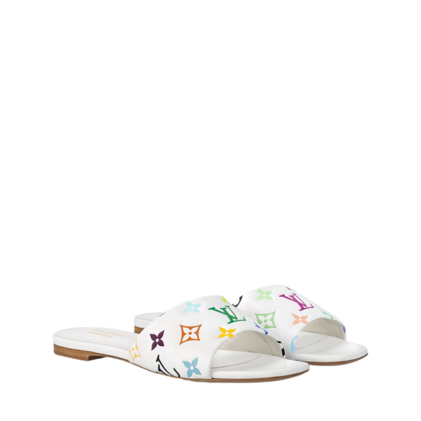 LV -TM 6AM Flat Mule White