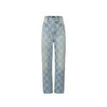 LV Damier Denim Skate Pants
