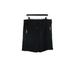 LV Pearl Pendant Embroidered Jersey Black Shorts