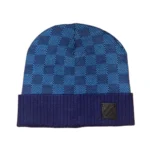 LV Petit Damier Beanie Blue