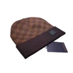 LV Petit Damier Beanie Brown