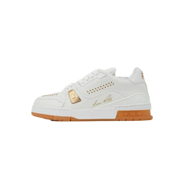 LV White Orange Rivet