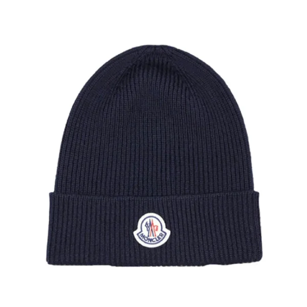 MCLR Cashmere Wool Beanie Navy Blue