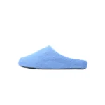 MRNI Long-hair Calfskin Fussbett Sabot Blue