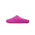 MRNI Long-hair Calfskin Fussbett Sabot Fuchsia