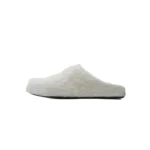 MRNI Long-hair Calfskin Fussbett Sabot Grey