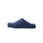 MRNI Long-hair Calfskin Fussbett Sabot Navy