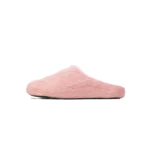 MRNI Long-hair Calfskin Fussbett Sabot Pink