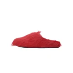 MRNI Long-hair Calfskin Fussbett Sabot Red