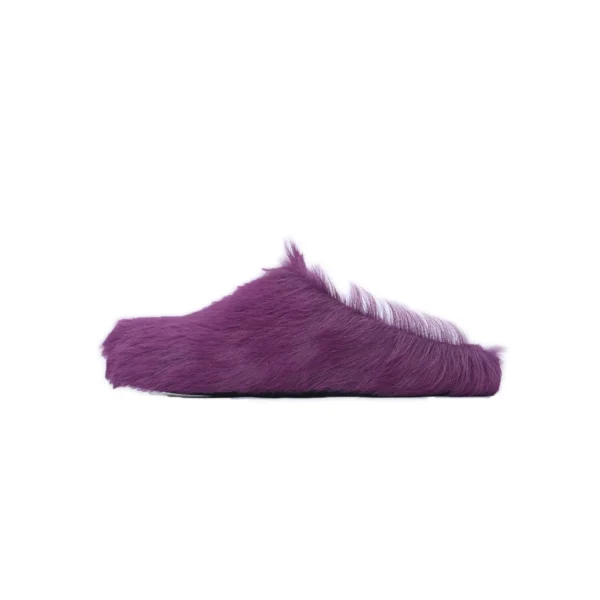 MRNI Long-hair Calfskin Wine Red