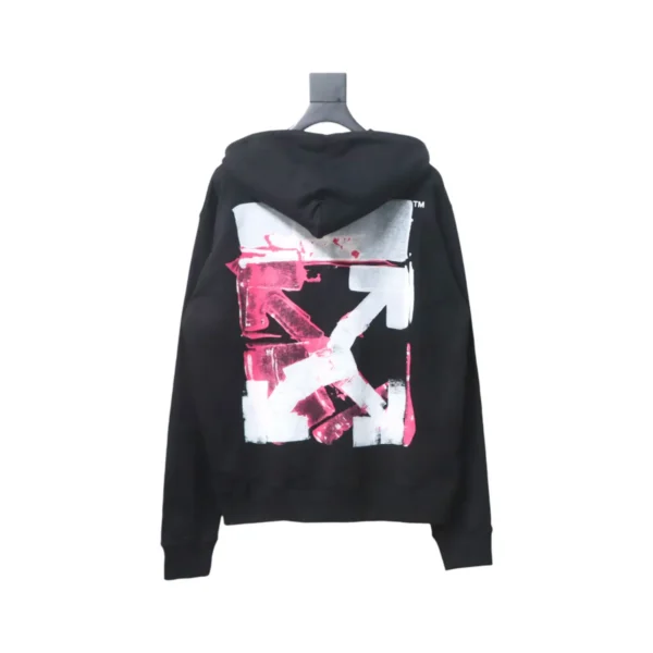 OFF WHT Acrylic Arrow Hoodie