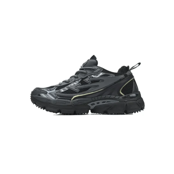 OFF WHT Mesh Trainers Full Black