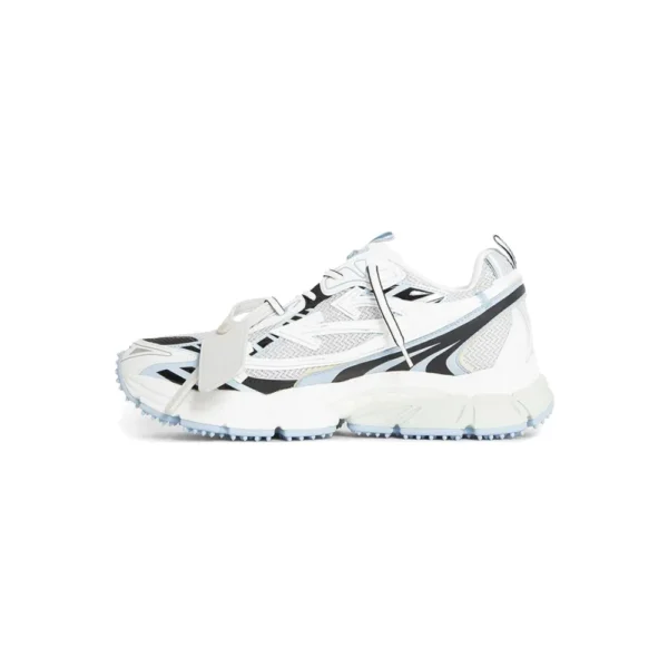 OFF WHT Mesh Trainers White Blue