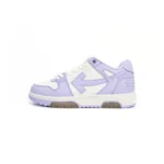 OFF WHT Out Of Office Calf Leather White Lilac