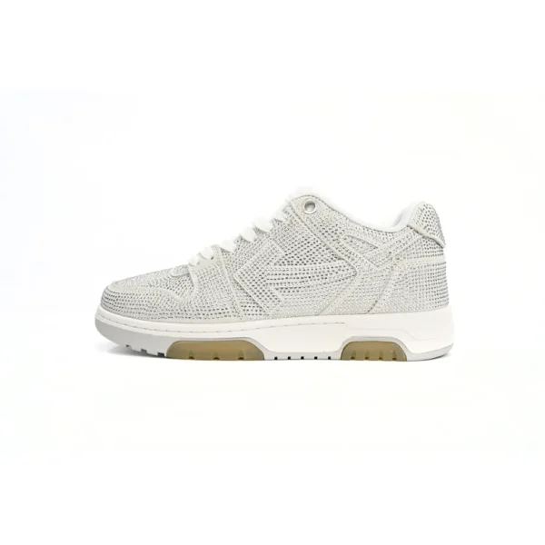 OFF WHT Out Of Office Low Tops Strass
