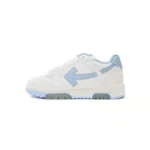 OFF WHT Out Of Office OOO 30 MM Low Tops White Light Blue