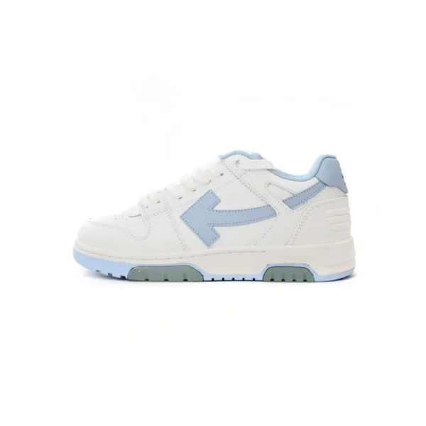 OFF WHT Out Of Office OOO 30 MM Low Tops White Light Blue