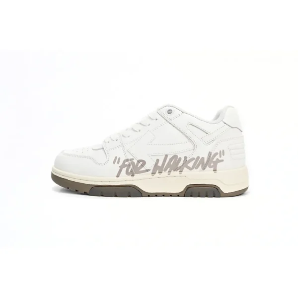 OFF WHT Out Of Office OOO “For Walking” Beige Gray