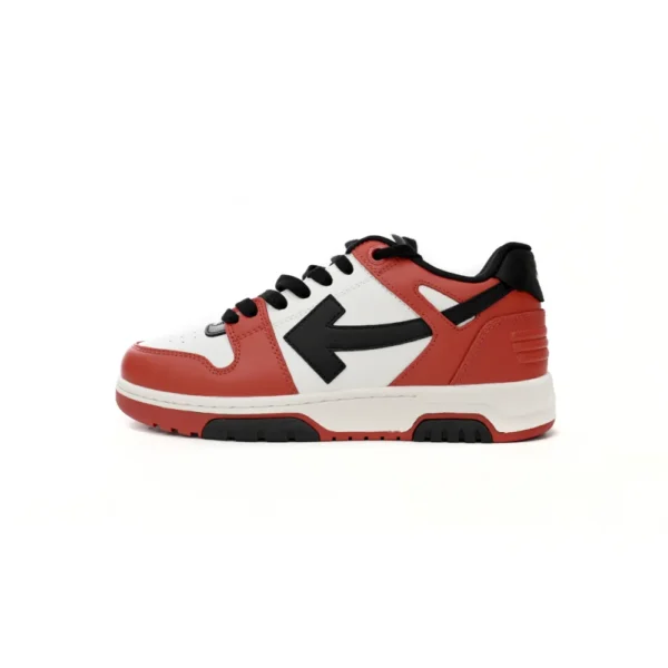 OFF WHT Out Of Office OOO Low Tops Black White Red