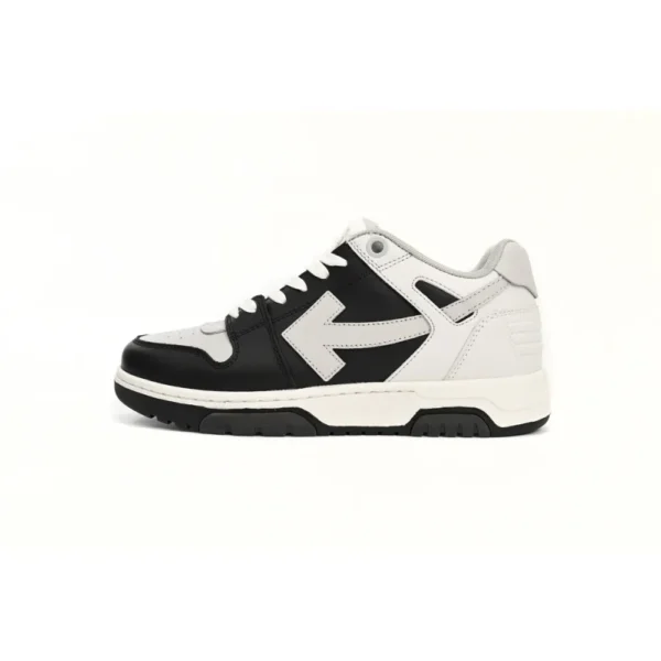 OFF WHT Out Of Office OOO Low Tops Light Grey Black