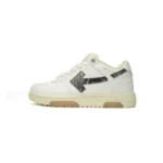 OFF WHT Out Of Office OOO Low Tops White Black