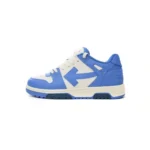 OFF WHT Out Of Office OOO Low Tops White Blue