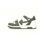 OFF WHT Out Of Office OOO Low Tops White Green