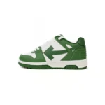 OFF WHT Out Of Office OOO Low Tops White Green