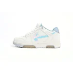 OFF WHT Out Of Office OOO Low Tops White Iridescent Blue