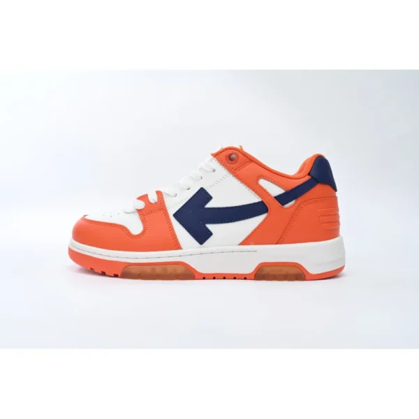 OFF WHT Out Of Office OOO Low Tops White Orange Blue